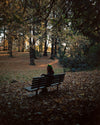 Photograph of woman in the shadows of a park in Portland, Oregon by Nathaniel Perales